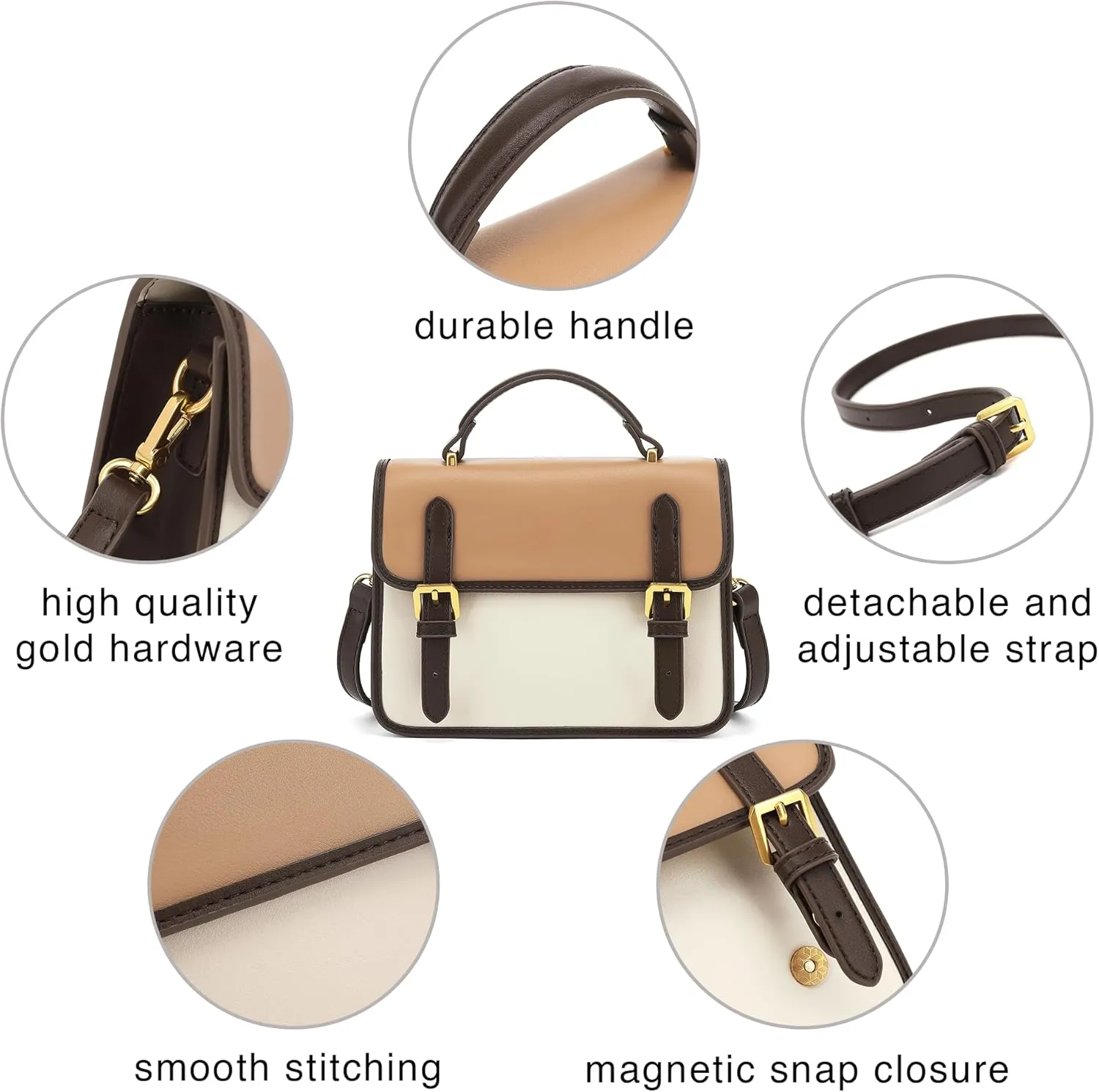 Scarleton Mini Top Handle Satchel, Crossbody Shoulder Bag, H2077