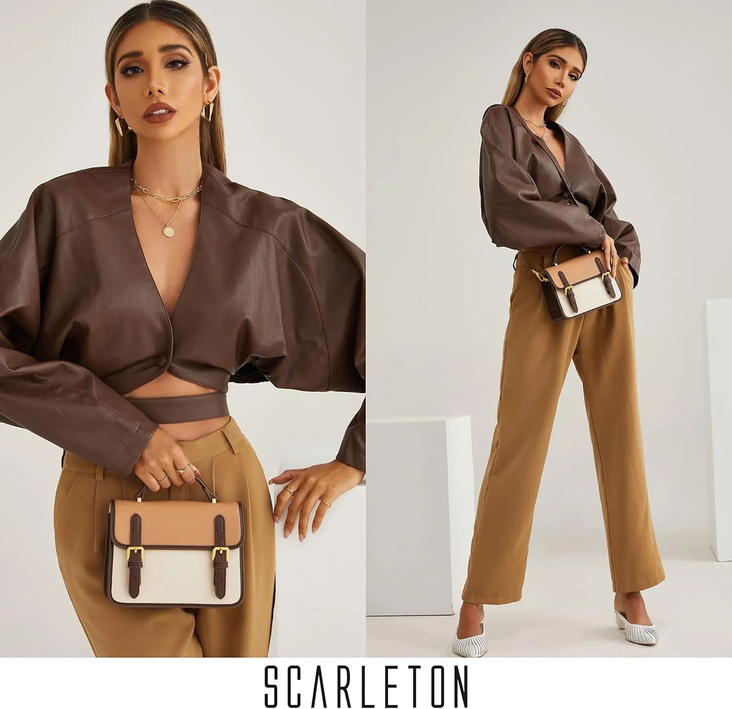Scarleton Mini Top Handle Satchel, Crossbody Shoulder Bag, H2077