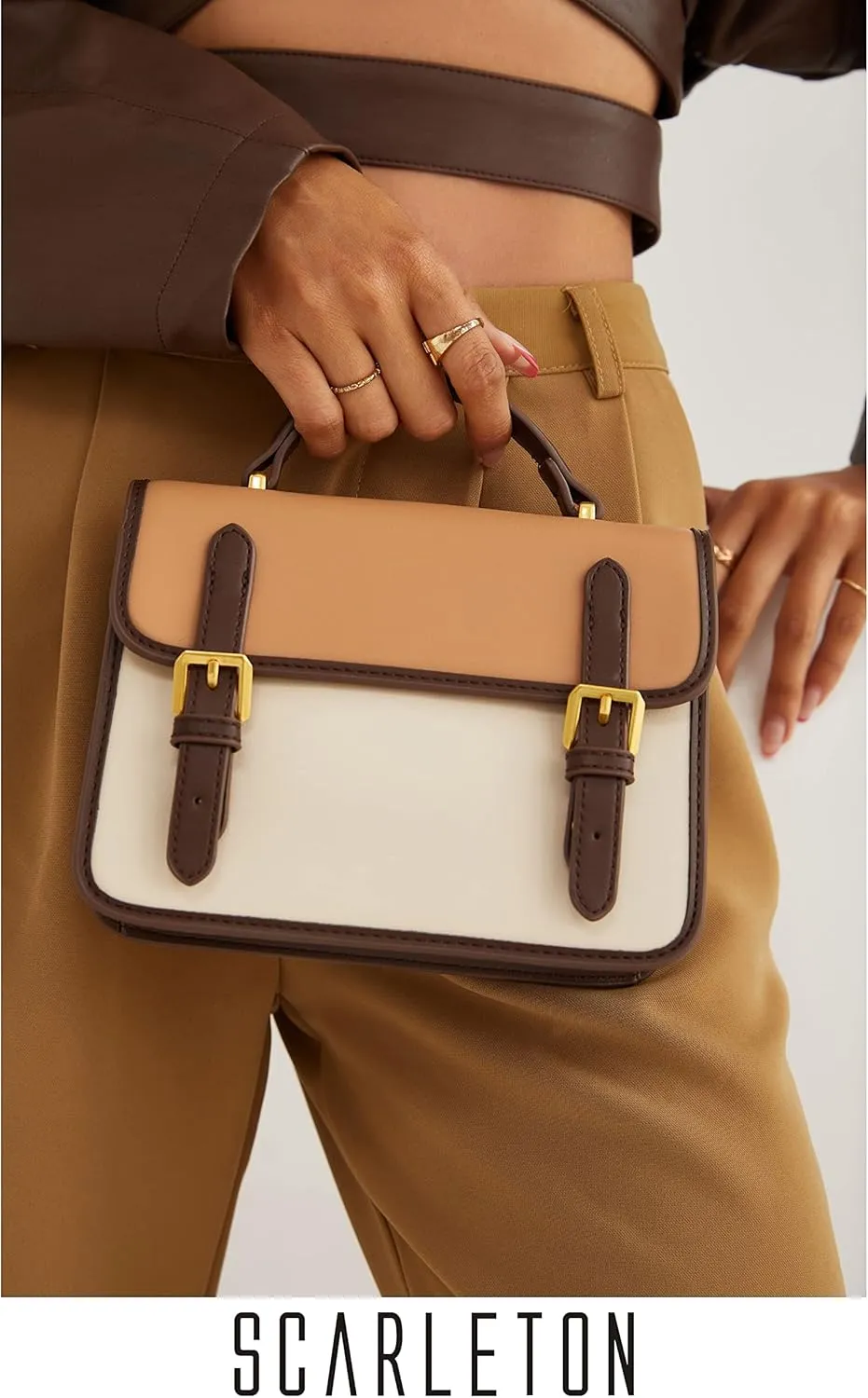 Scarleton Mini Top Handle Satchel, Crossbody Shoulder Bag, H2077
