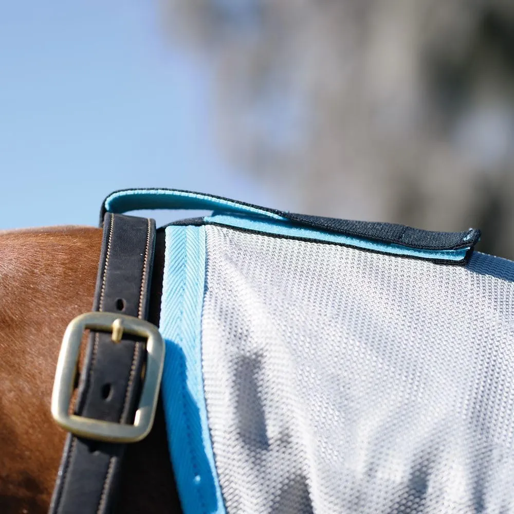Schneiders Cooling Soft Interlock Mesh II Fly Neck Cover for Horses | Best Cooling Fabric | 80% UV Protection | Innovative SilverTek Technology