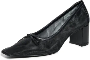 SCHUTZ Women's Arissa Block Pumps, Black, 7 Medium US