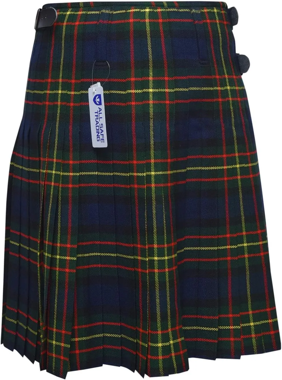 Scottish Men's 8 Yard Tartan Kilt, Highland Wedding Kilt