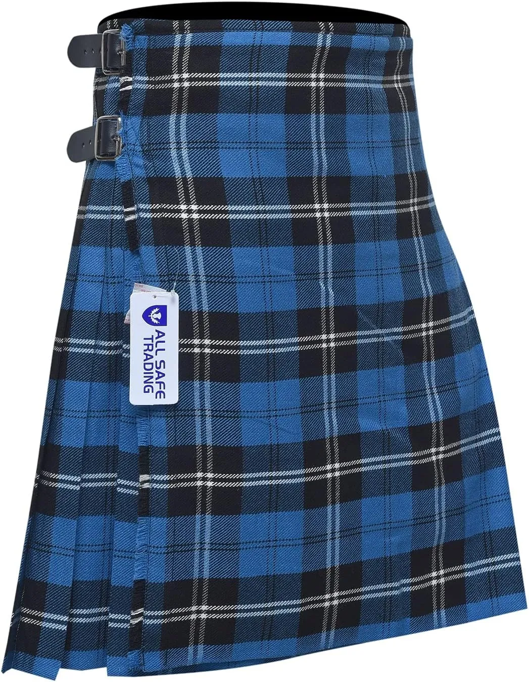 Scottish Men's 8 Yard Tartan Kilt, Highland Wedding Kilt