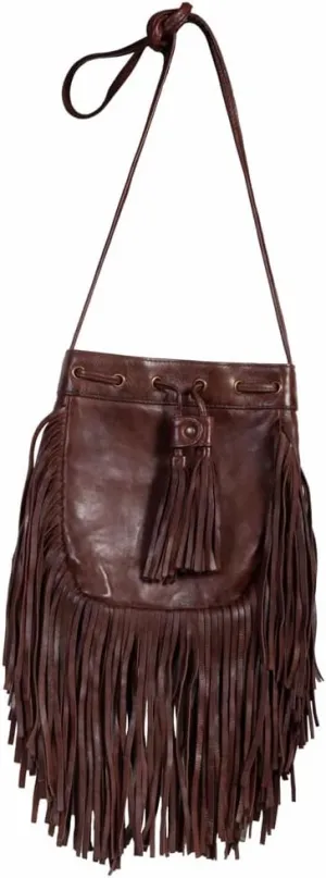 Scully Women's Leather Fringe Crossbody Bag - B184