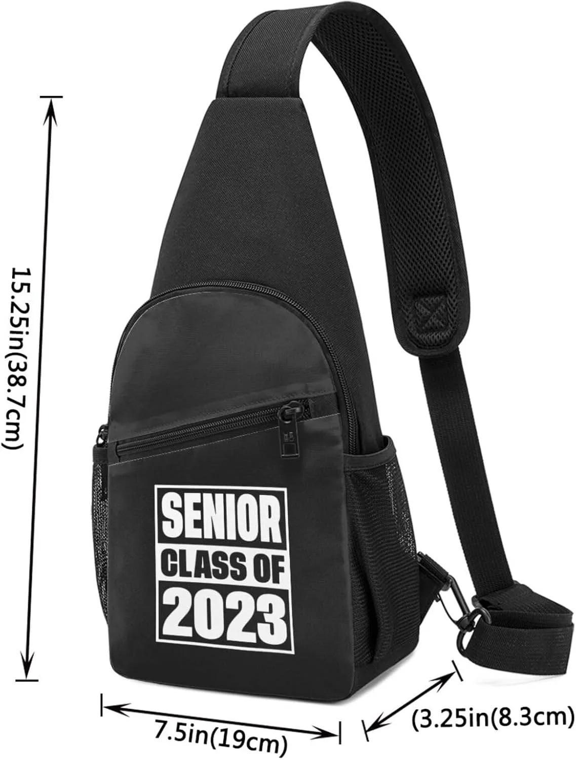 Senior Class Of 2023 Chest Pack Leisure Shoulder Crossbody Chest Bag