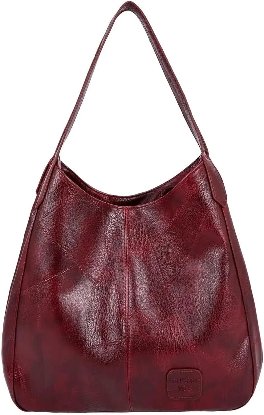Shoulder PU Leather Bucket Fashion Women's Handbags Waterproof Top-handle Bags Tote for Party Shopping
