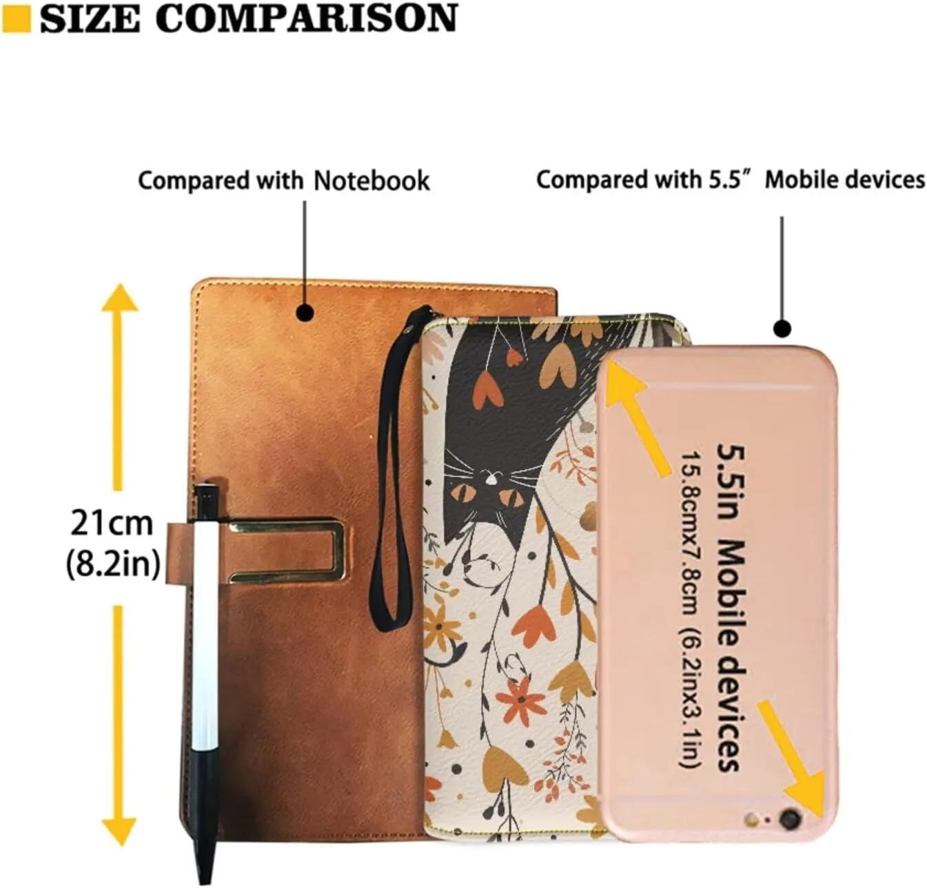 Shoulder Wallet 2Pcs, Leather Shoulder Bags & Belt Wallet with Ribbon Set of 2 Lightweight for Travel & Shopping