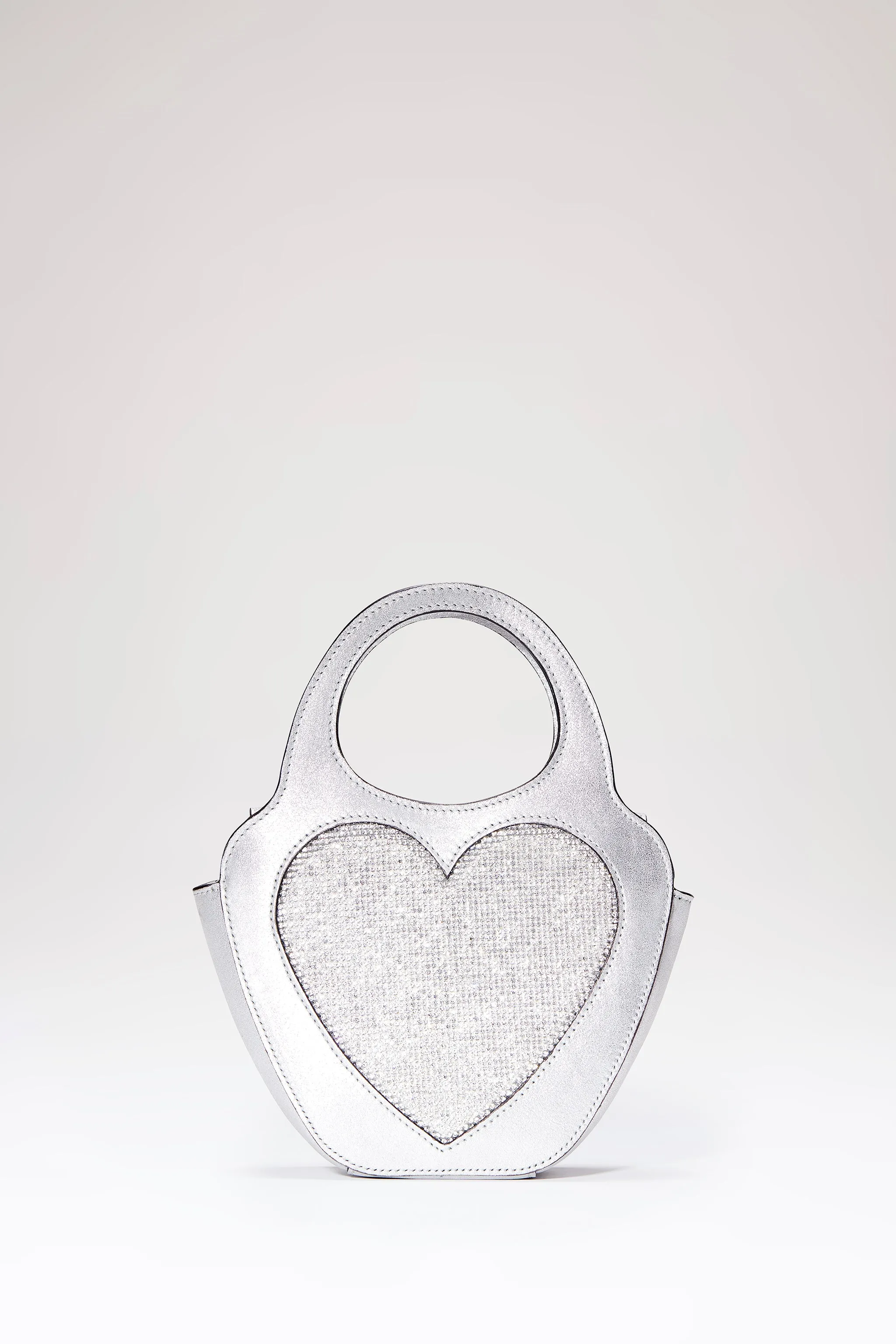 Silver Heart Bag