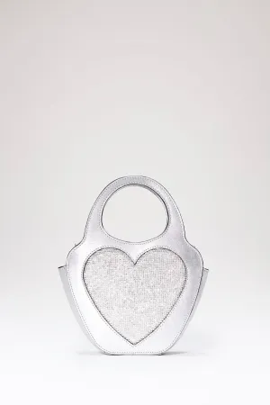 Silver Heart Bag