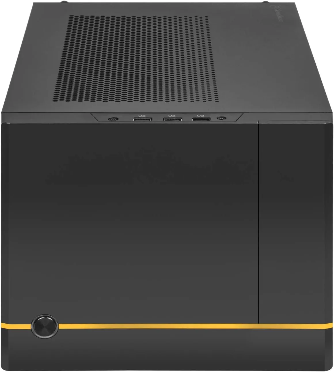 SilverStone Technology SUGO 14, SG14, Black, Mini-ITX Cube Chassis, Supports 3 Slot Full Length GPUs/ATX PSU / 240mm AIO, 4 Removable Panels, SST-SG14B
