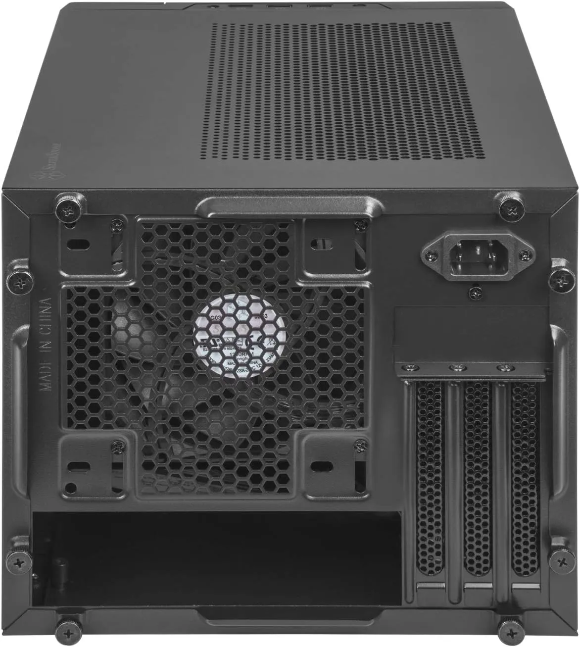 SilverStone Technology SUGO 14, SG14, Black, Mini-ITX Cube Chassis, Supports 3 Slot Full Length GPUs/ATX PSU / 240mm AIO, 4 Removable Panels, SST-SG14B