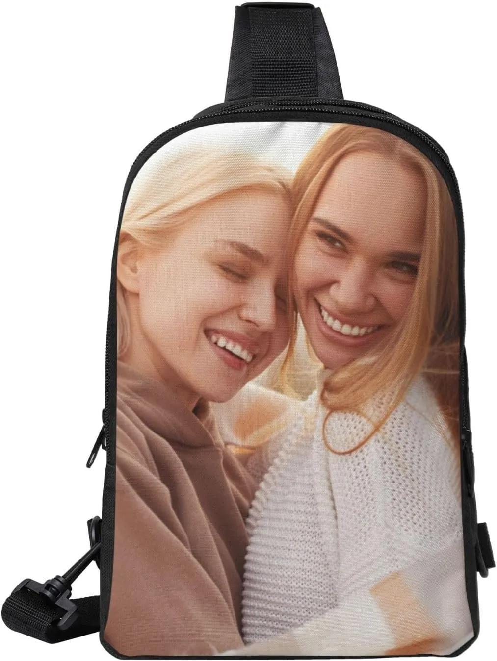Sling Bag Custom Bag Personalized Crossbody Bags for Men Women Optional Color Add Your Name Logo Text or Image Here