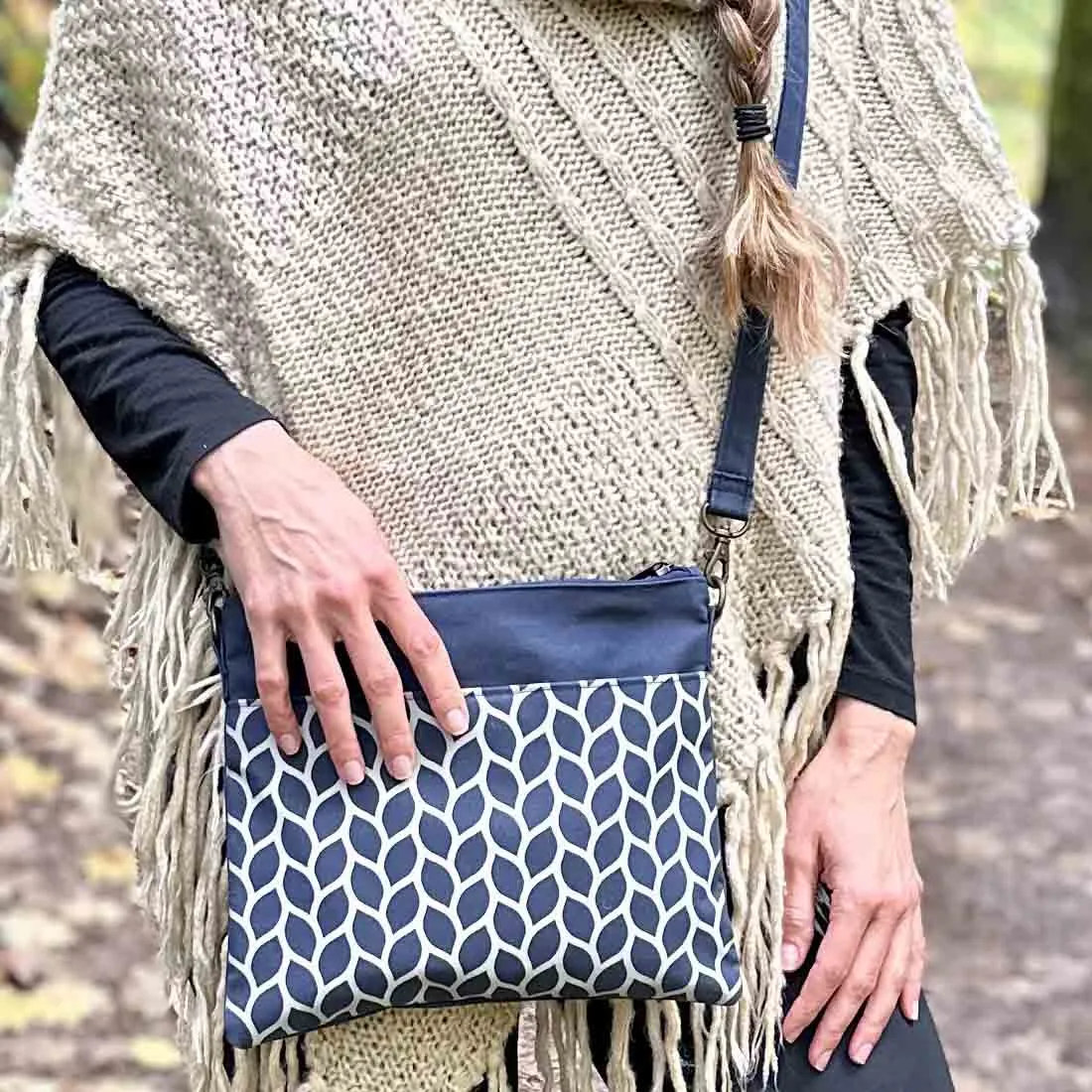 Small Crossbody Bag - Fall Prints