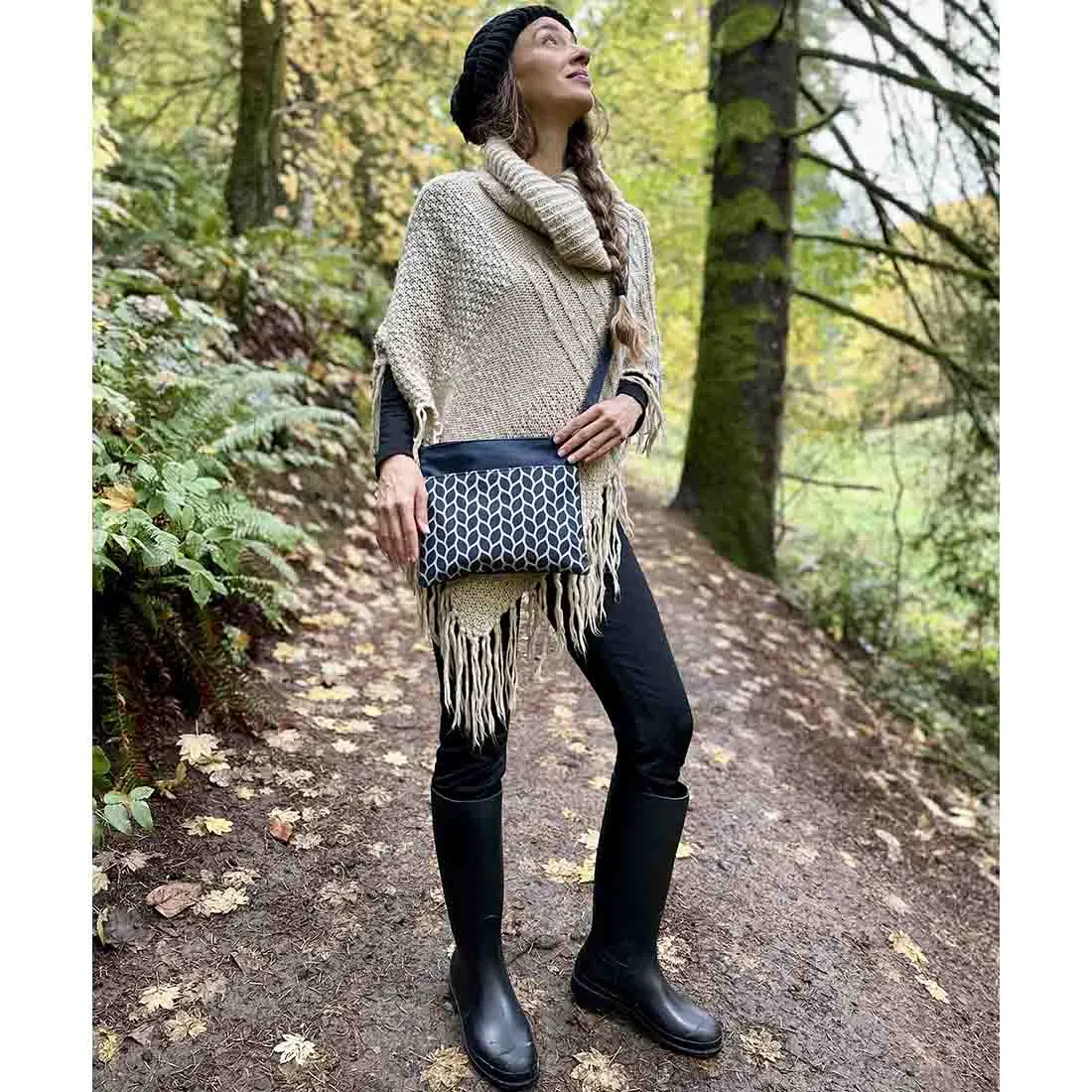 Small Crossbody Bag - Fall Prints