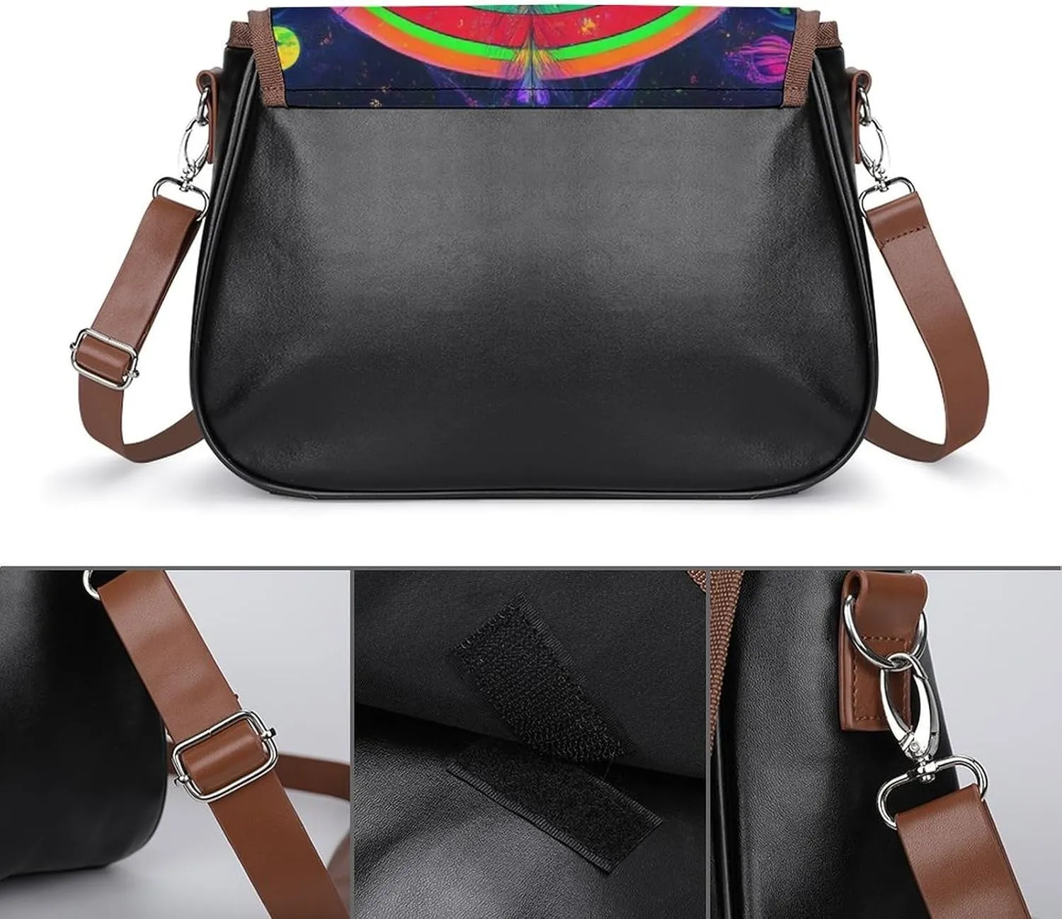 Small Crossbody Shoulder Purse for Women Men, Pu Leather Travel Purse Waterproof Cross Body Bags