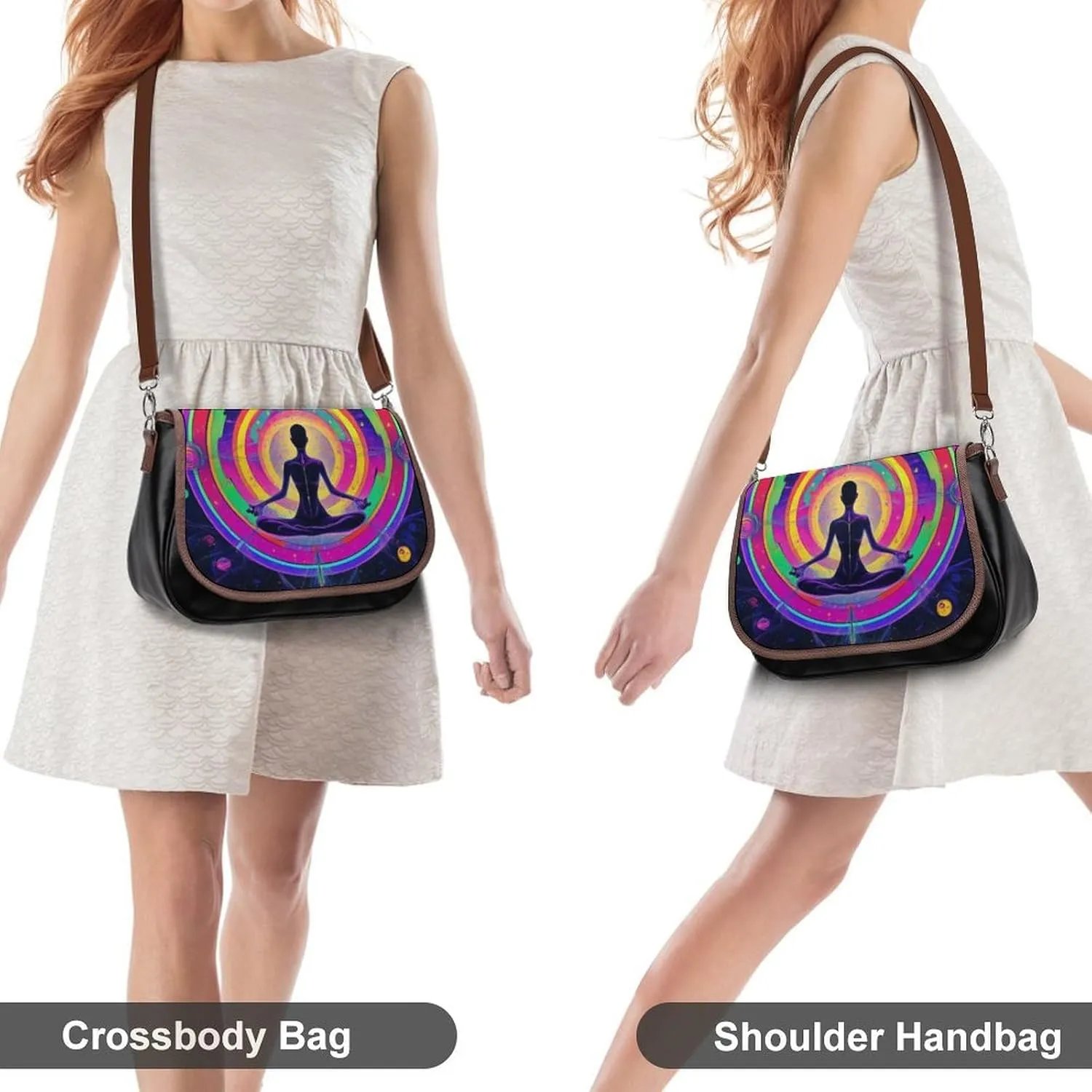 Small Crossbody Shoulder Purse for Women Men, Pu Leather Travel Purse Waterproof Cross Body Bags