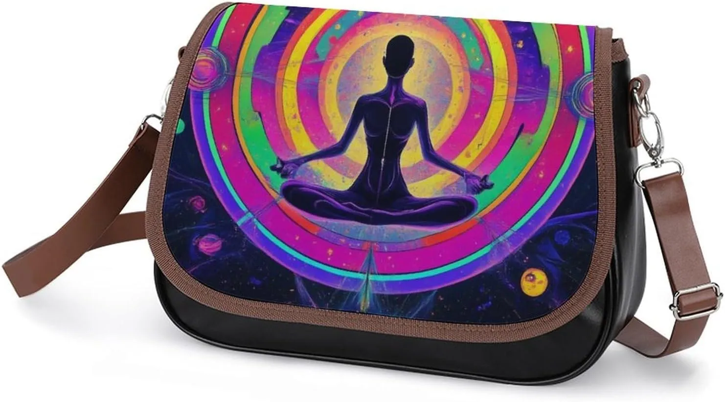 Small Crossbody Shoulder Purse for Women Men, Pu Leather Travel Purse Waterproof Cross Body Bags