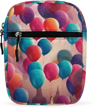 Small Satchel Purse Mini Shoulder Bag Personalized Balloon Print Crossbody Bags For Women Men