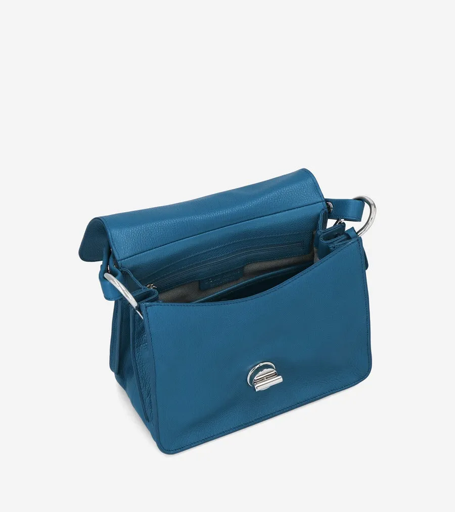Small Turnlock Top Handle Bag