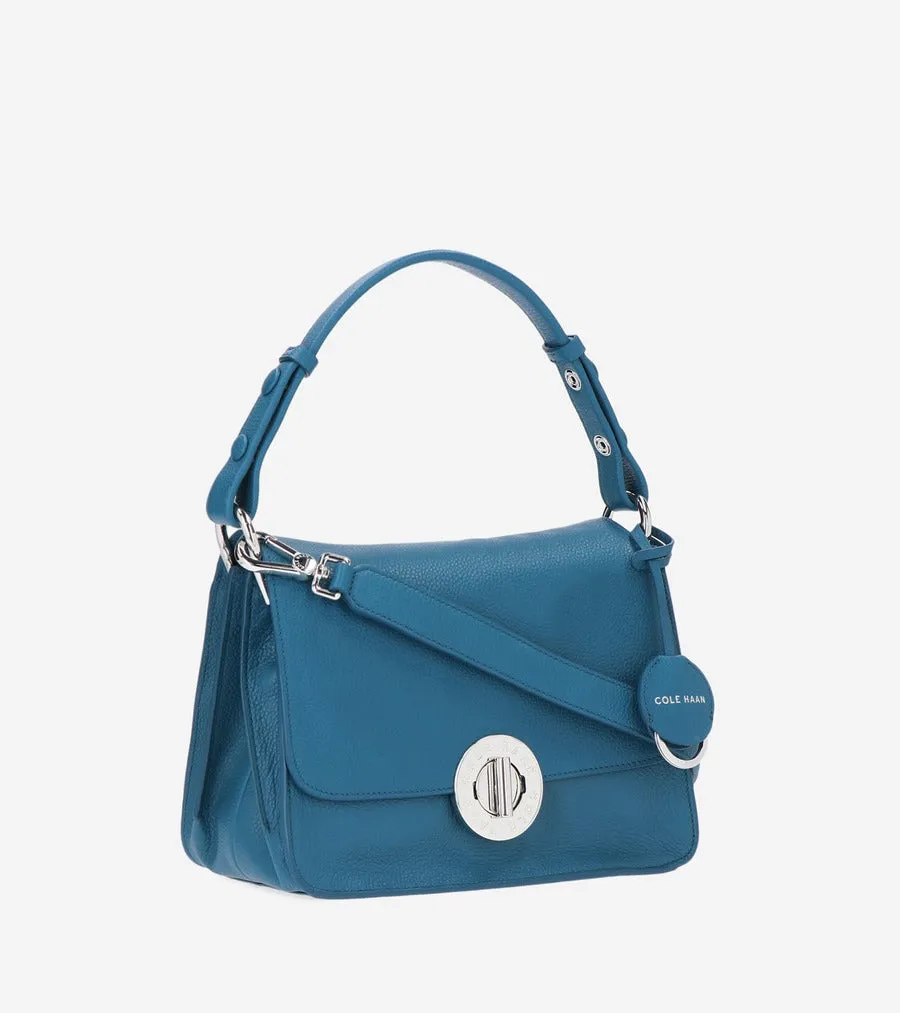 Small Turnlock Top Handle Bag