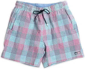 Southern Marsh Dockside Swim Trunk - Seersucker Gingham
