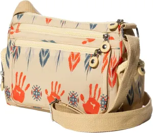 Southwest Crossbody Bag, Navajo Pattern, Roomy Multiple Pockets Bags, Shoulder Satchel Purse, with Adjustable Strap