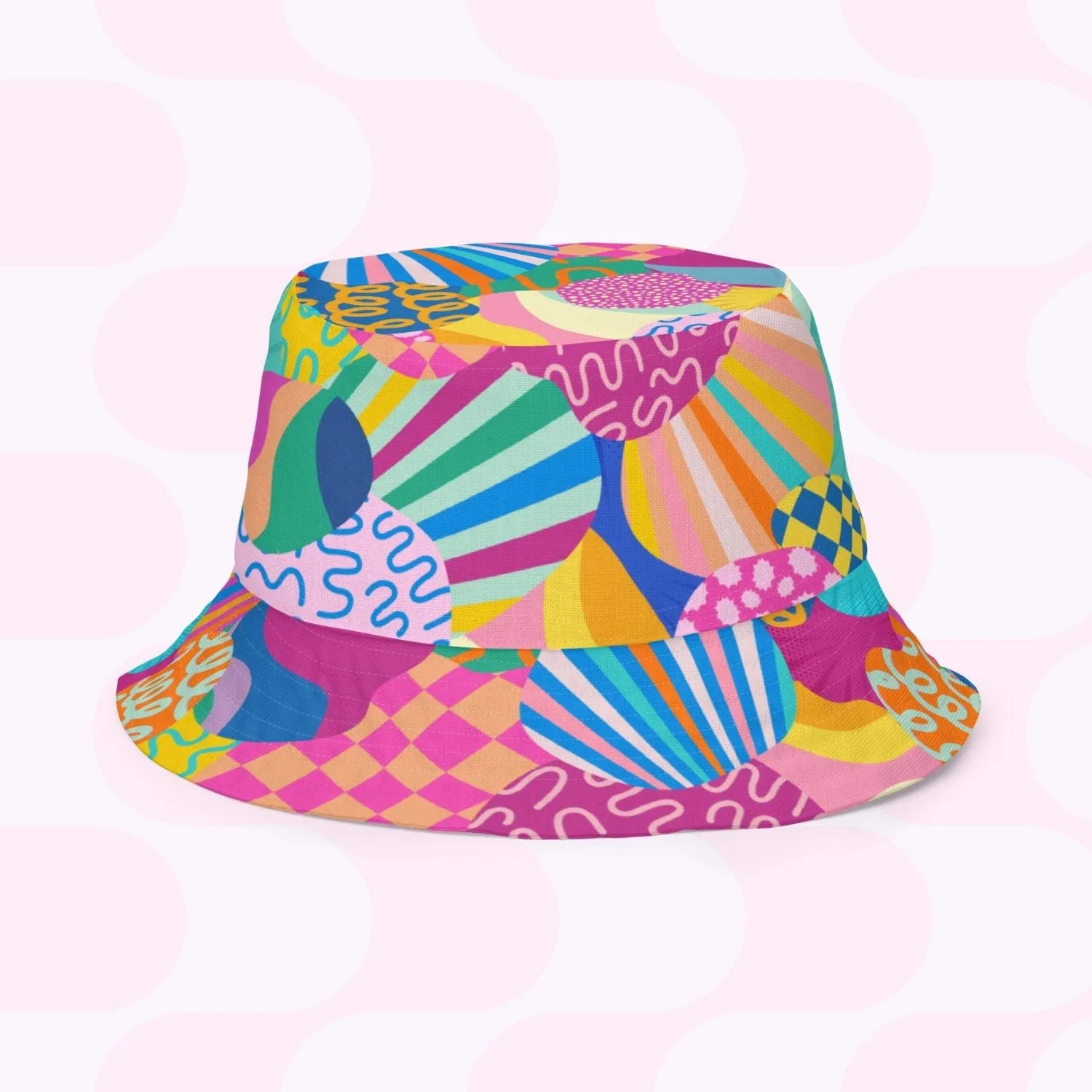 Squiggs and Stripes Reversible Bucket Hat