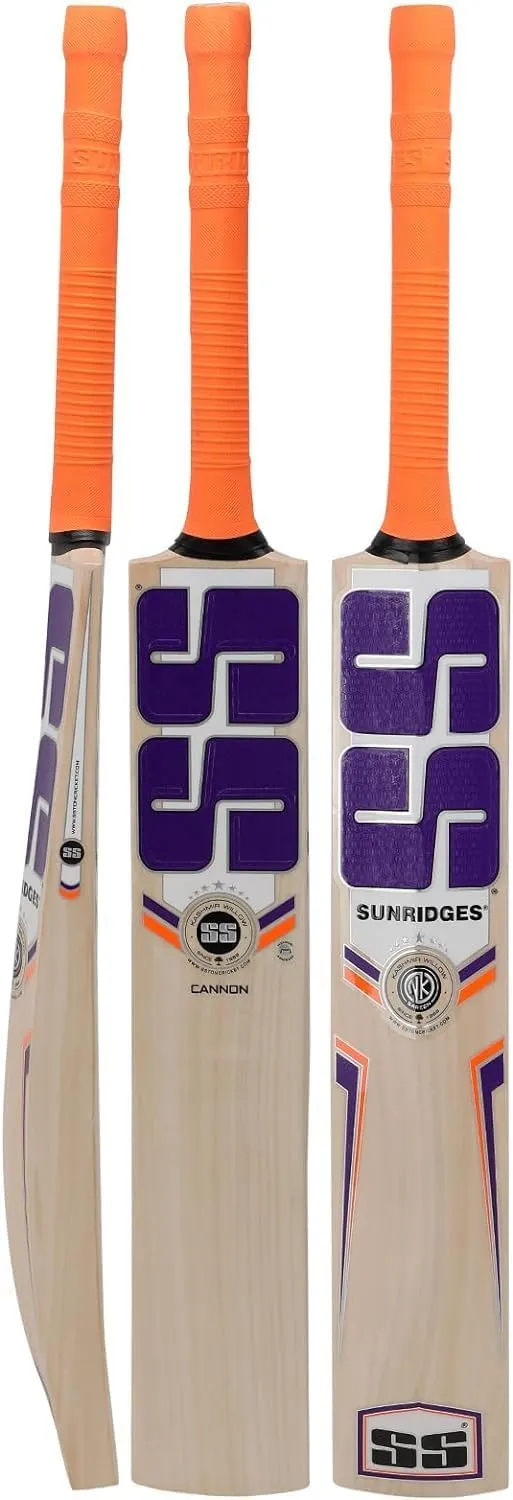 SS Kashmir Willow Leather Ball Cricket Bat, Exclusive Cricket Bat for Adult Full Size with Full Protection Cover (Super Power, Cannon, Impact) by Yogi Sports …