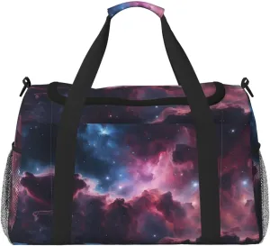 Starry Night Sky Deep Outer Space print Weekender Overnight Carry On Bag Gym Luggage Bag Duffel Bag for Travel Women