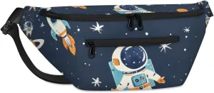 Steadfast Astronaut Crossbody Sling Bags Multipurpose Sling Backpack Shoulder Bag For Men Women Lightweight Travel Backpack Waist Bag Fanny Packs Purses Handbags Chest Bag