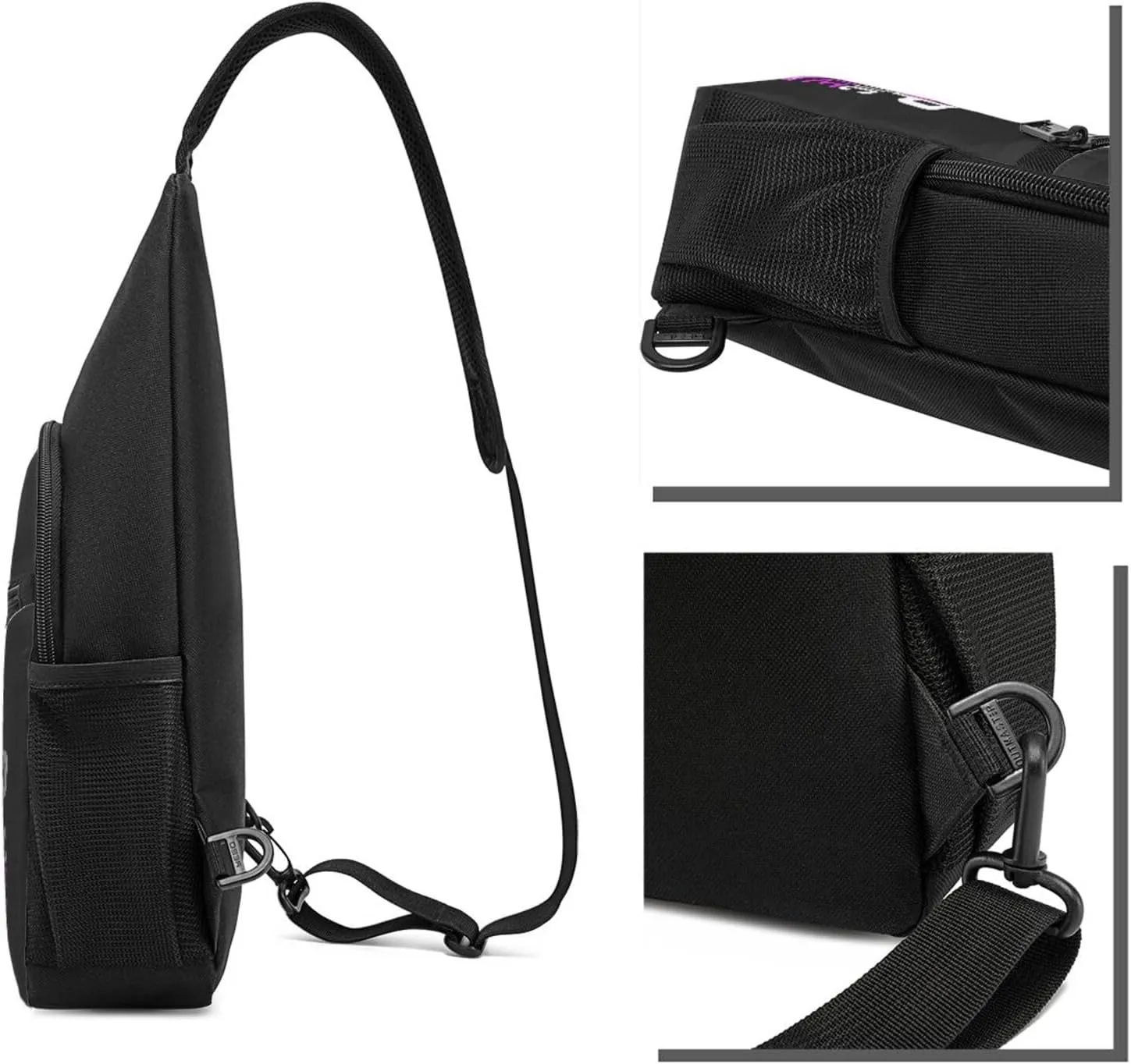 Stop Domestic Violence Chest Pack Leisure Shoulder Crossbody Chest Bag