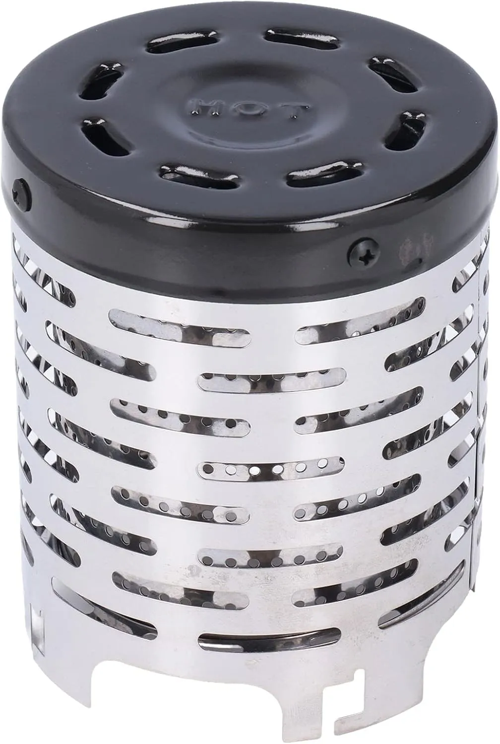 Stove Heating Cover Stainless Steel Mini Burner for Outdoor Camping, Portable for Hiking, Wood Burning Stoves