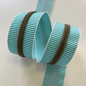 Stripe Aqua Bronze