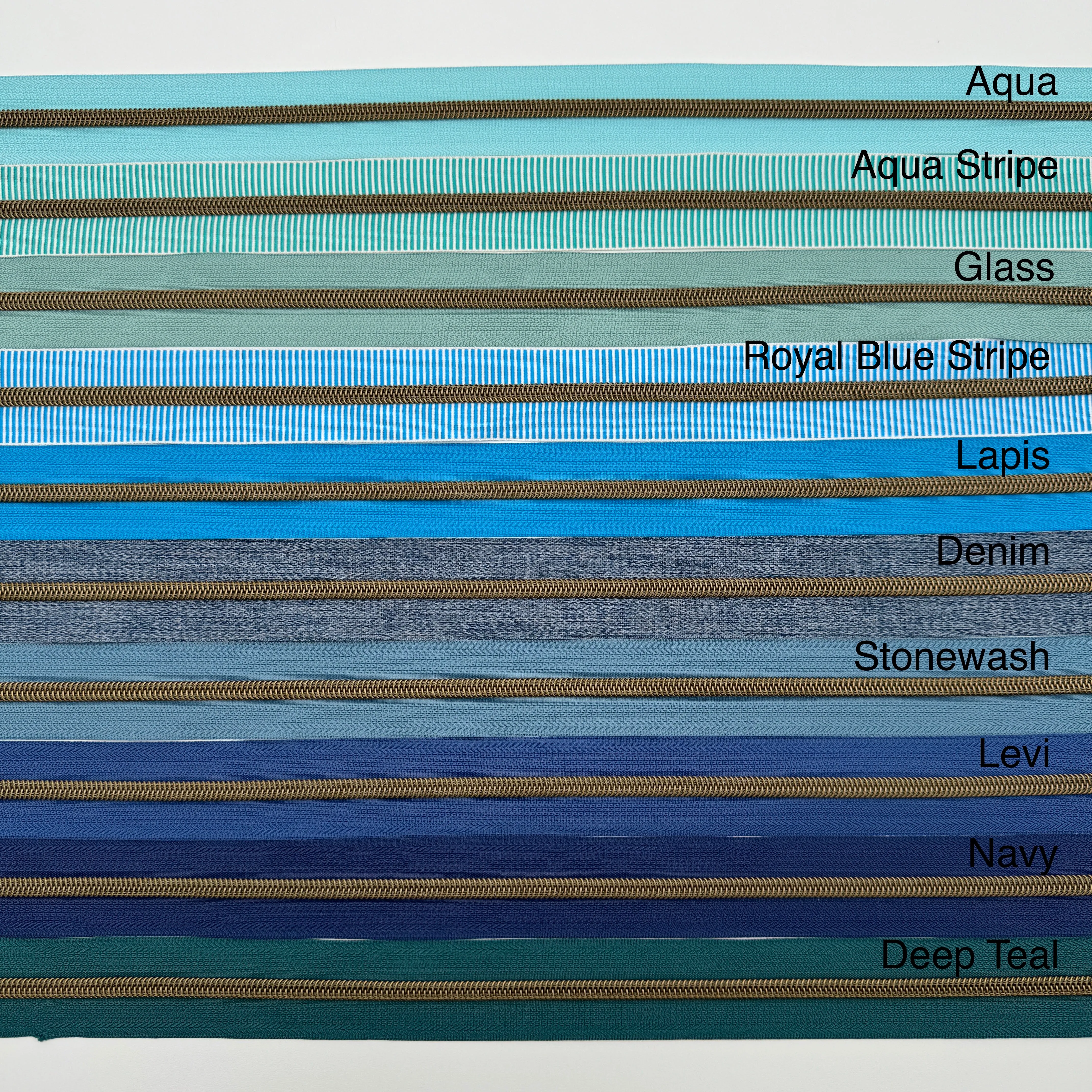 Stripe Aqua Bronze