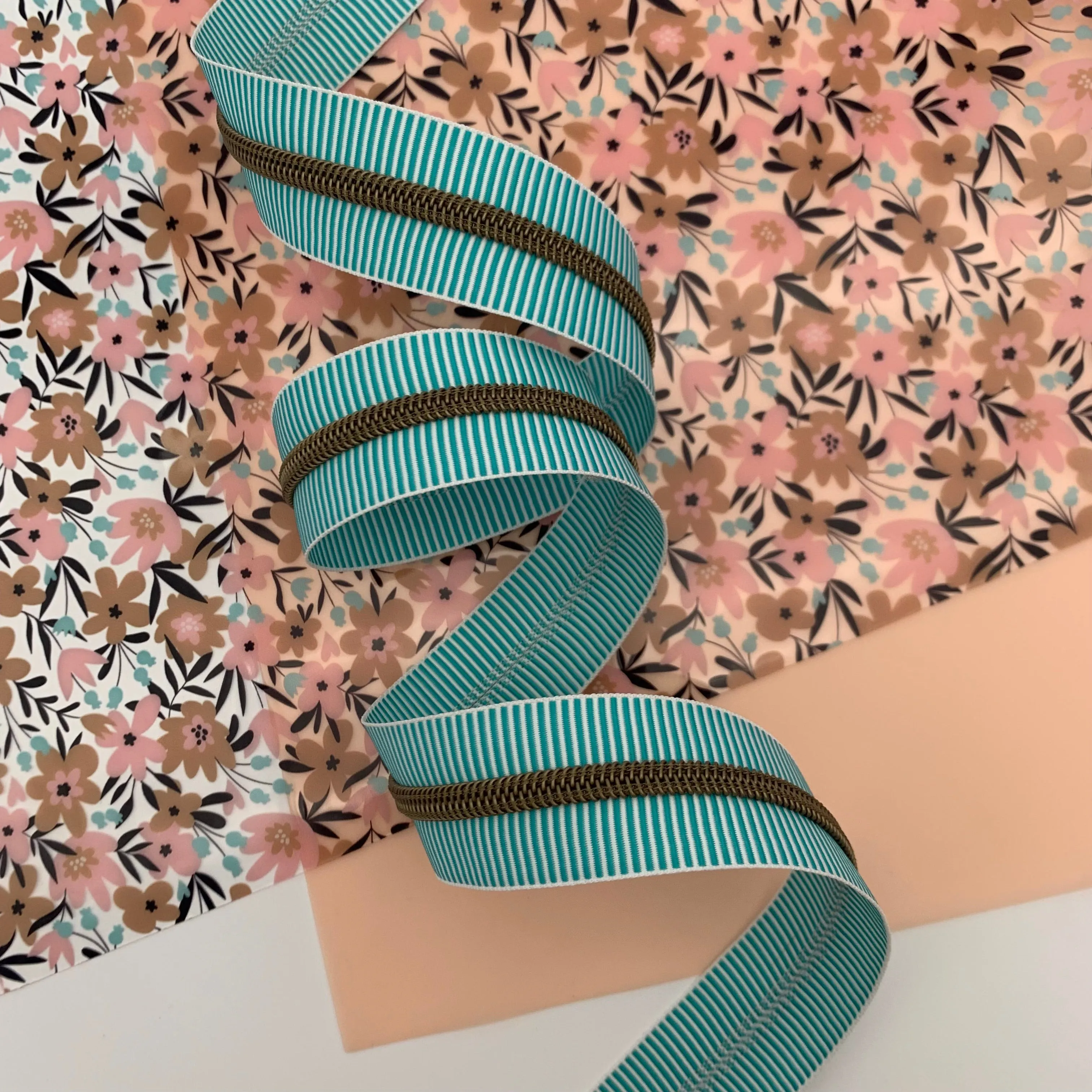 Stripe Aqua Bronze