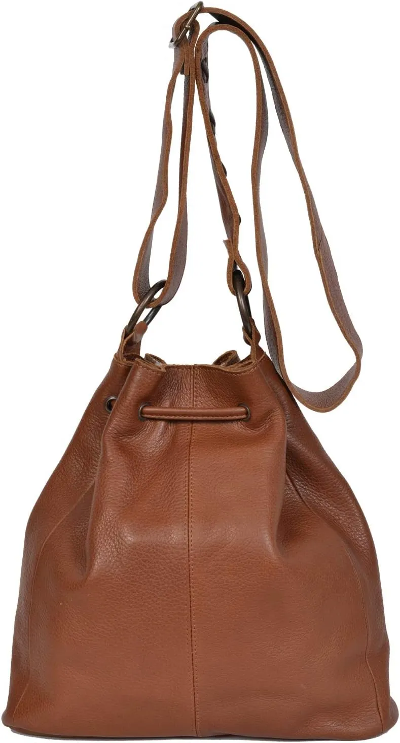 STS Ranchwear Cowhide Bucket Bag