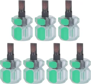 Stubby Flathead Screwdriver, 7Pcs High Stubby Flathead Screwdriver Multifunction Dedicated Sewing Machine Stubby Screwdriver for Construction Sites Schools Offices