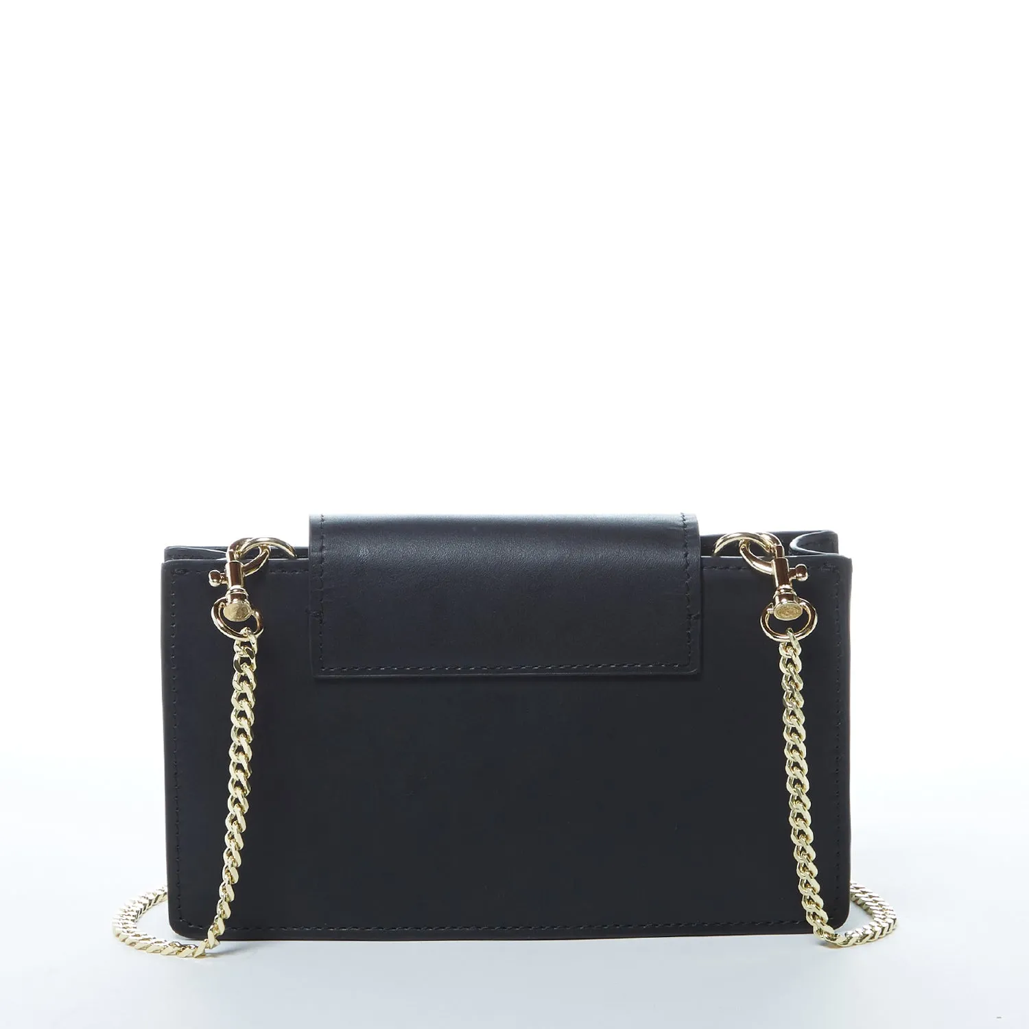 SUSU Mini Crossbody Bag Small Leather Snakeskin Black Purse Wristlet Women's Handbag