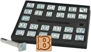Tandy Leather Craftool� 1/2" (13 mm) Standard Alphabet Set 8130-00