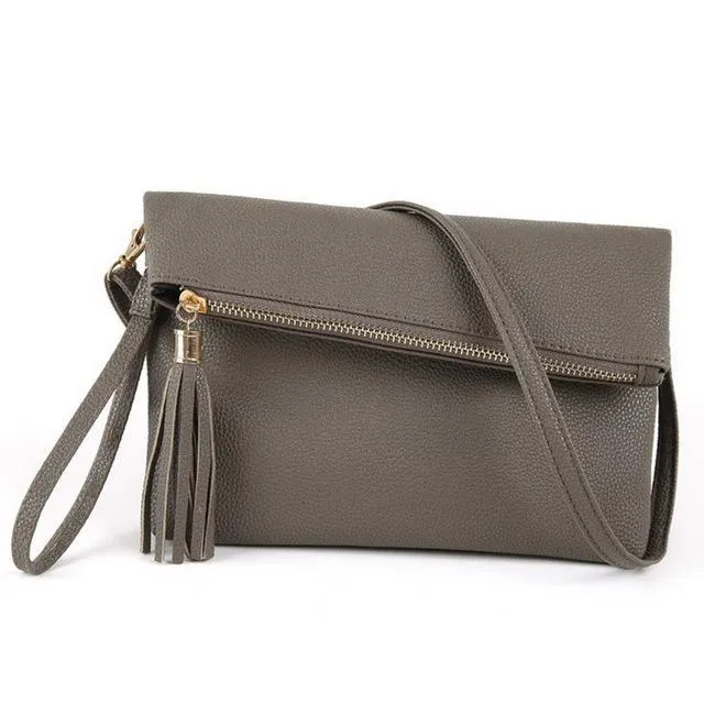 Tassel Design Women PU Leather