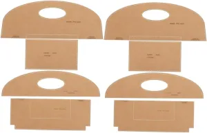 TEHAUX 2 Sets Handbag Production Templates Leather Craft Bag Patterns DIY Stencil Kit