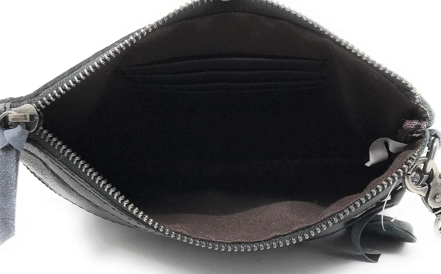 Texas West Handcrafted Genuine Leather Western Cowhide Womens Fringe Clutch Crossbody Bag in 3 Colors