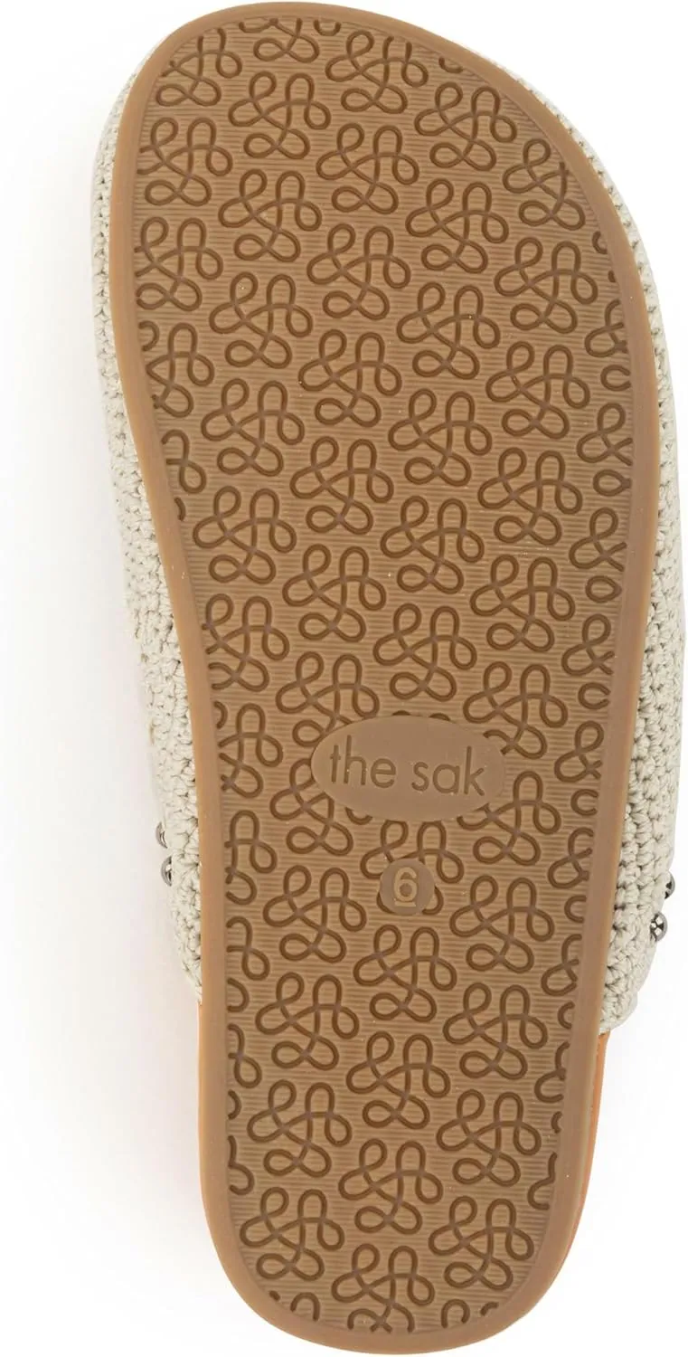 The Sak Bolinas Clog in Crochet and Leather, Slip On Entry