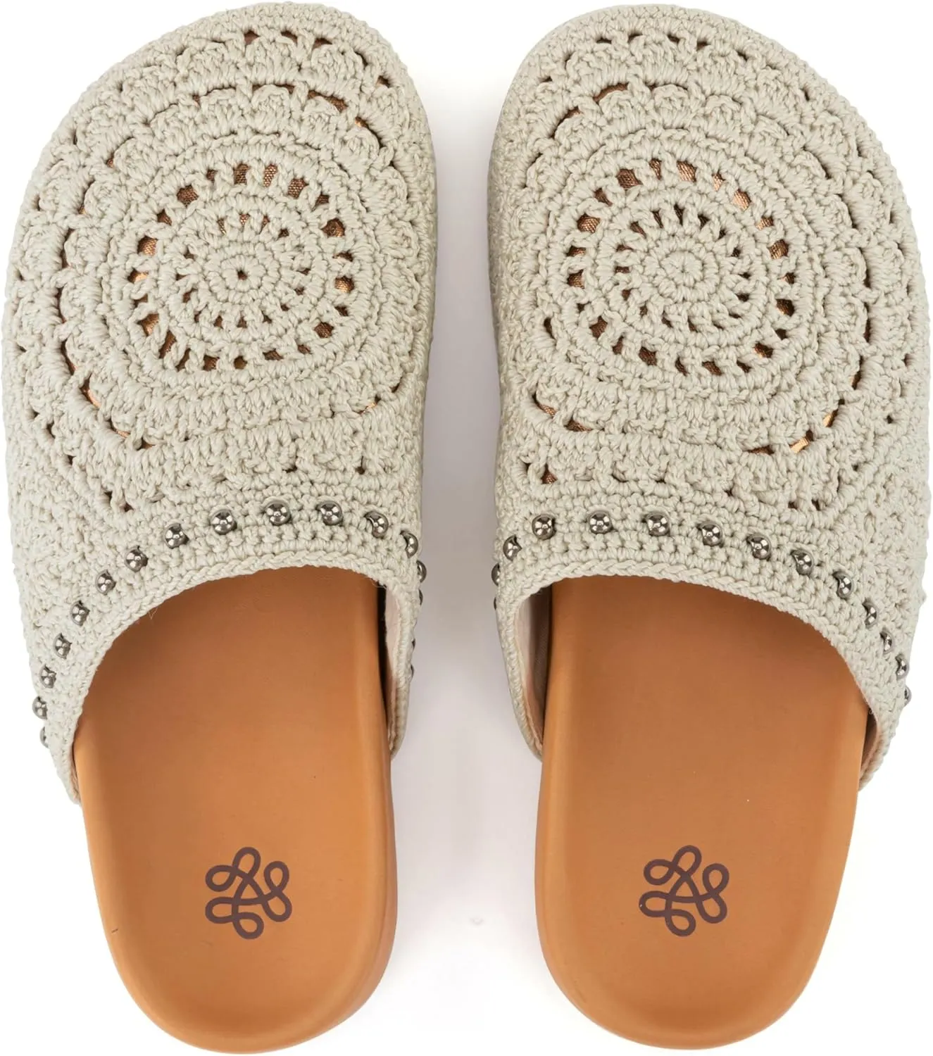 The Sak Bolinas Clog in Crochet and Leather, Slip On Entry