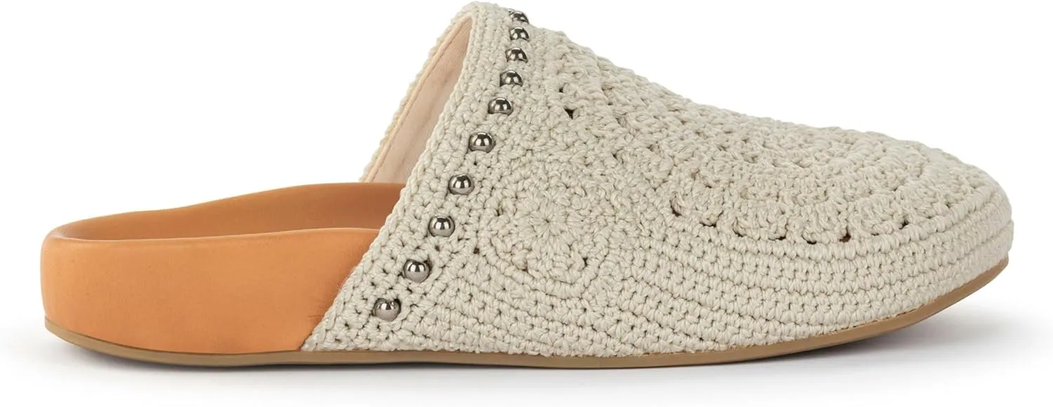 The Sak Bolinas Clog in Crochet and Leather, Slip On Entry
