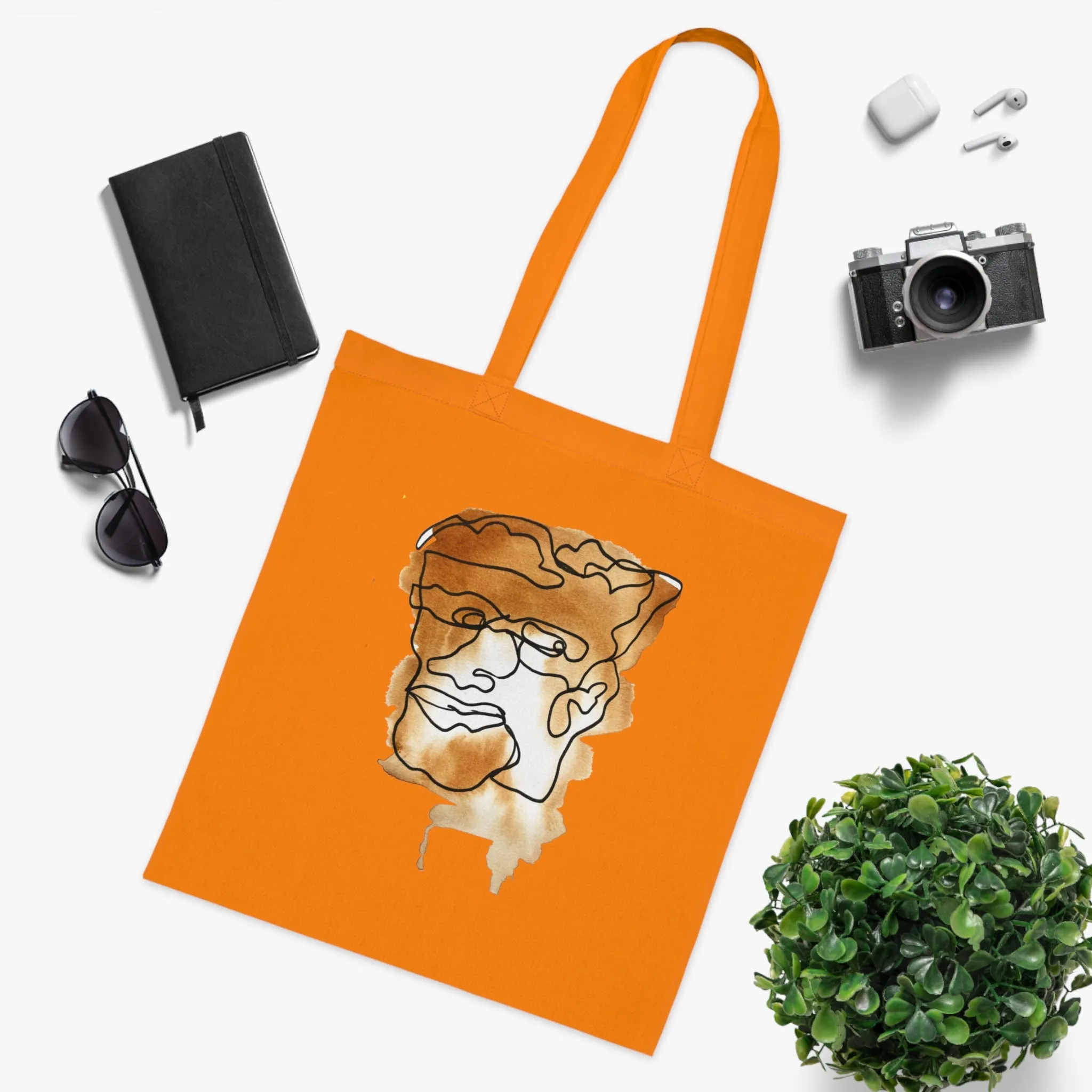 Think About It - Versatile 100% Cotton Tote: Vibrant Colors, Light & Practical