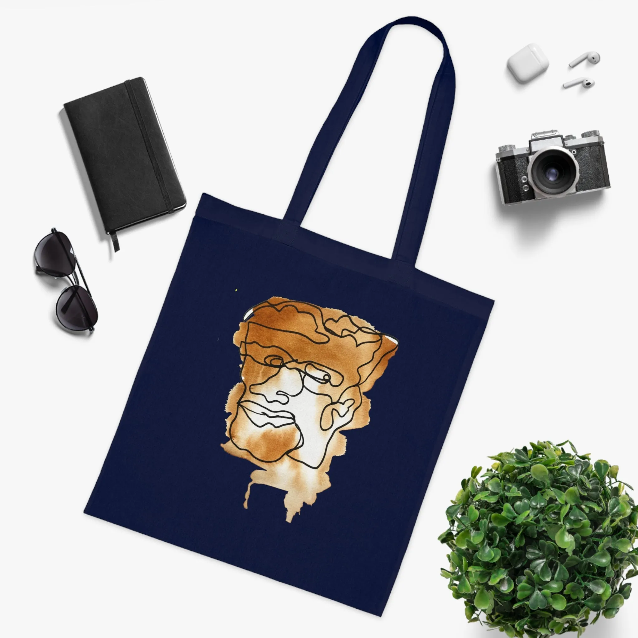 Think About It - Versatile 100% Cotton Tote: Vibrant Colors, Light & Practical
