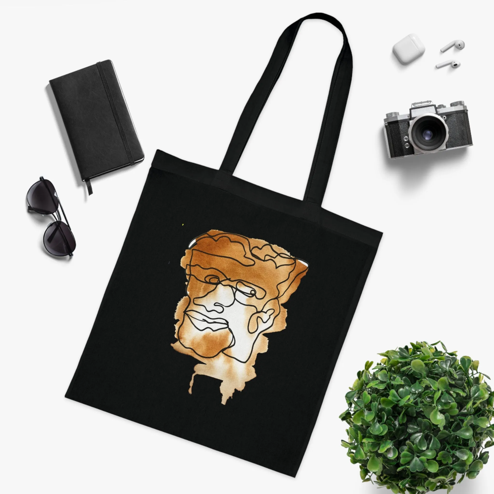 Think About It - Versatile 100% Cotton Tote: Vibrant Colors, Light & Practical