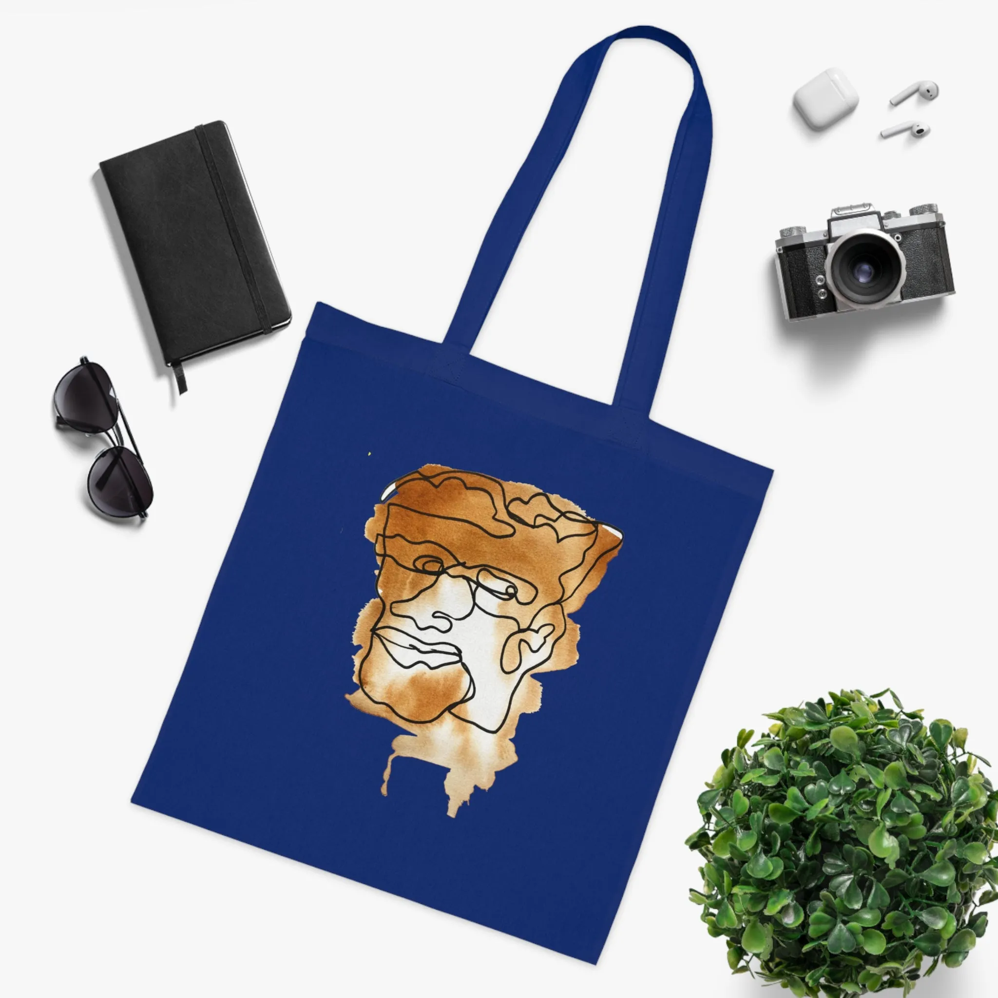 Think About It - Versatile 100% Cotton Tote: Vibrant Colors, Light & Practical