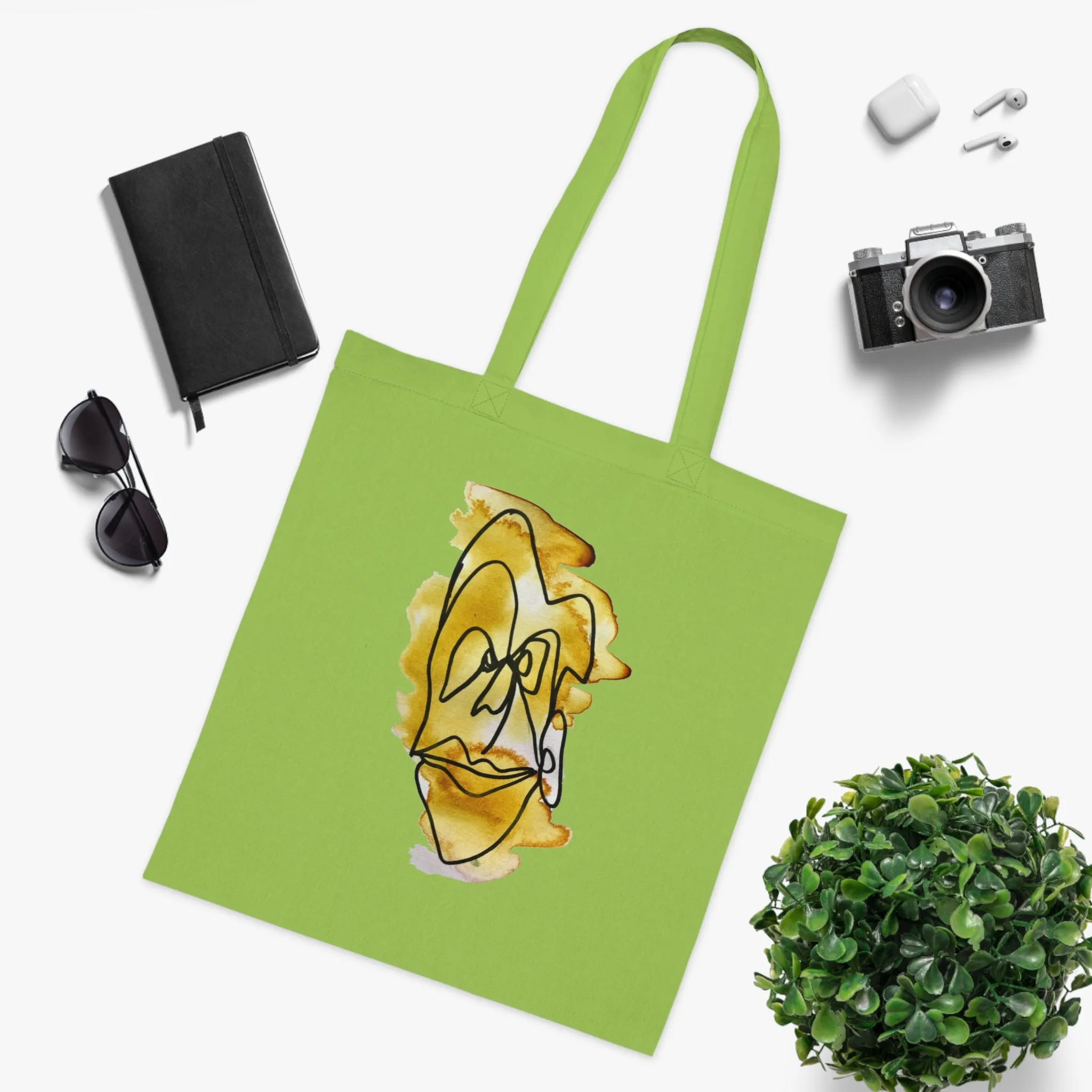 Thinking - Versatile 100% Cotton Tote: Vibrant Colors, Light & Practical